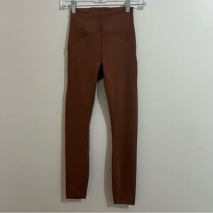 Lululemon Wunder Train High Rise 25” Skinny Leggings Brown/Espresso Size 2